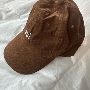 Clare V Brown Corduroy Cap